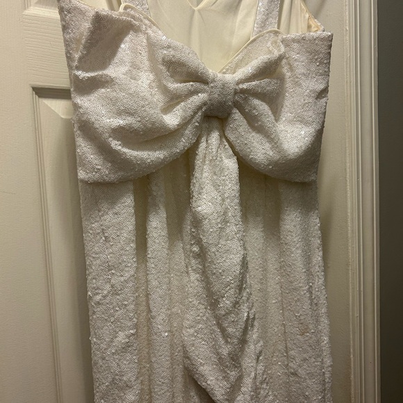 Lulu’s Sparkly Bow Jumpsuit - Picture 7 of 9